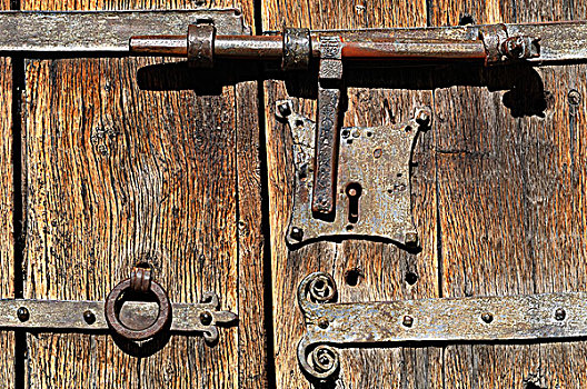 旧式,门锁