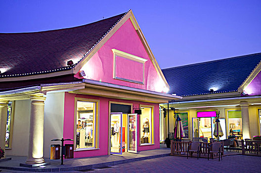 粉色的建筑