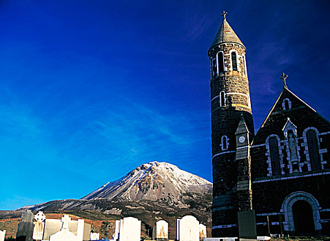 多纳格,爱尔兰,山,教堂