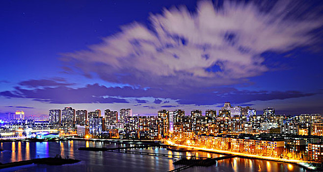 大庆城市夜景