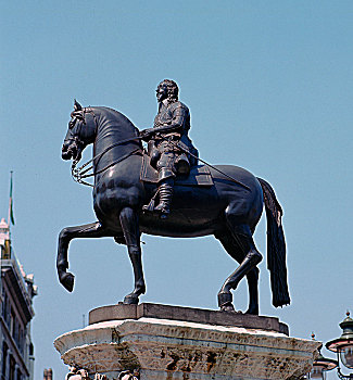 骑马雕像,查理一世国王,17世纪,艺术家