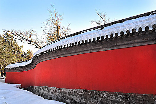 颐和园之红墙
