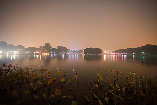 北京什刹海夜景