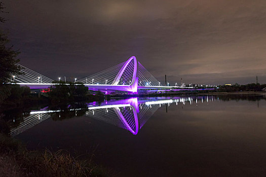 新首钢大桥夜景