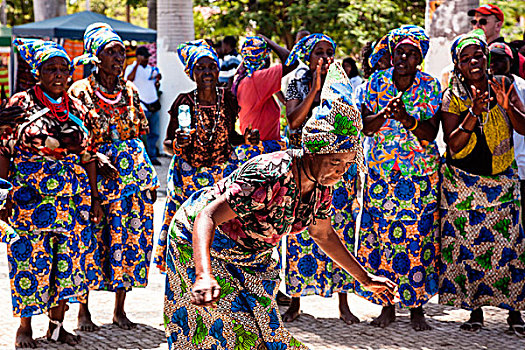 非洲,安哥拉,女人,跳舞,传统服饰