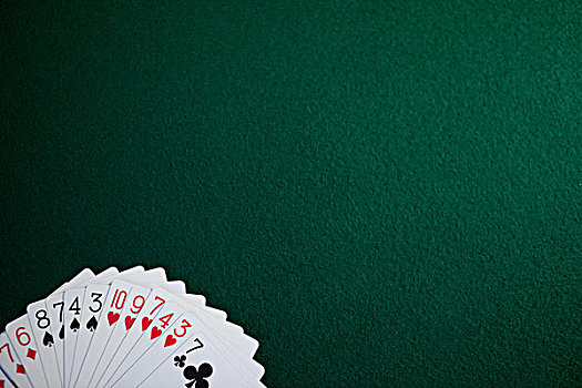 纸牌,放置,桌子,赌场