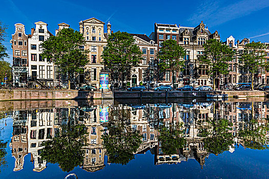 特色,房子,城市,中心,阿姆斯特丹,荷兰