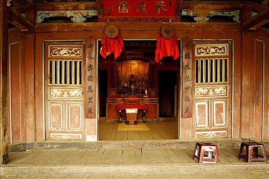 越南,惠安,圣坛,房间,祈祷