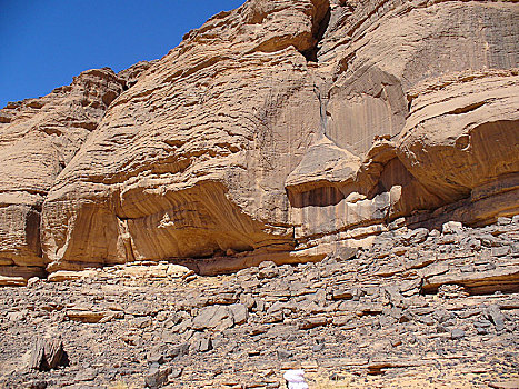峭壁,撒哈拉沙漠
