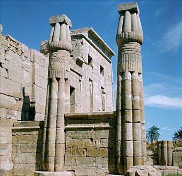 哈布城,路克索神庙,底比斯,埃及,20世纪,艺术家