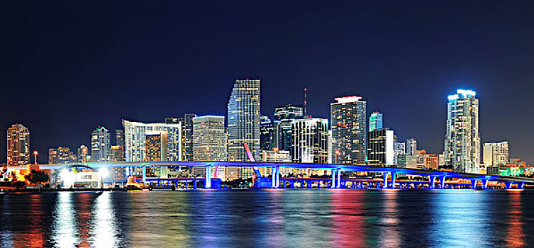 迈阿密,夜景