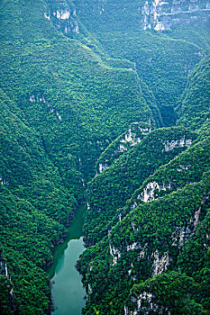 重庆云阳龙缸国家地质公园群山峡谷