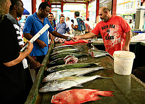 鱼市,维多利亚,马埃岛,塞舌尔