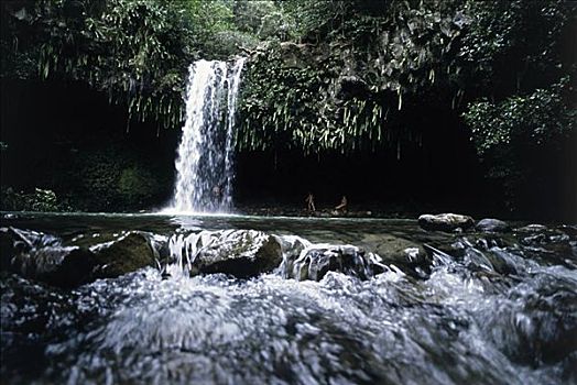 双子瀑布,毛伊岛