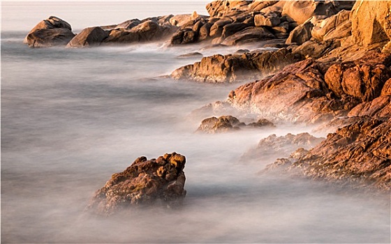 特写,西班牙,沿岸