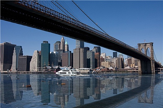 布鲁克林大桥,曼哈顿,纽约