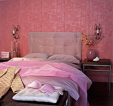 卧室,粉色