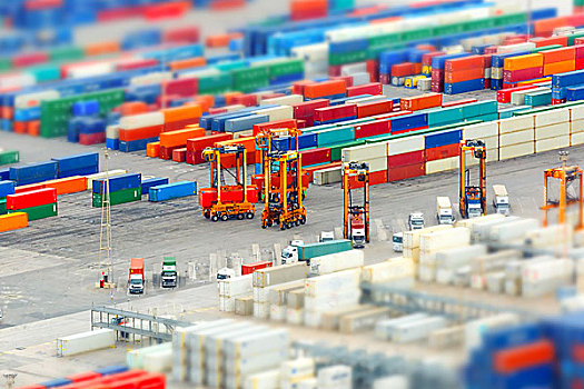 货物,港口,集装箱码头,巴塞罗那