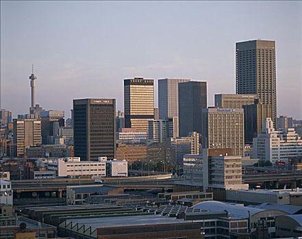 城市天际线,约翰内斯堡,南非