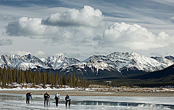 摄影师,北方,萨斯喀彻温,河,艾伯塔省,加拿大