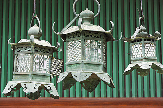 灯笼,神祠,奈良,关西,本州,日本