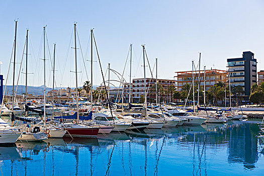 码头,船,瓦伦西亚,地中海,西班牙