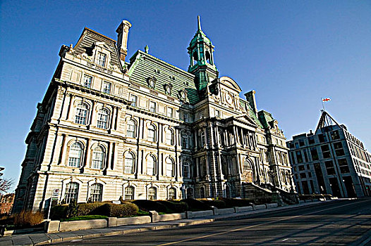 历史,蒙特利尔老城,市政厅,蒙特利尔,魁北克,加拿大