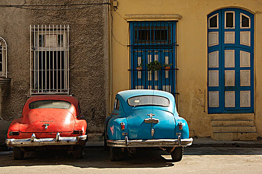 旧式,哈瓦那,古巴,加勒比
