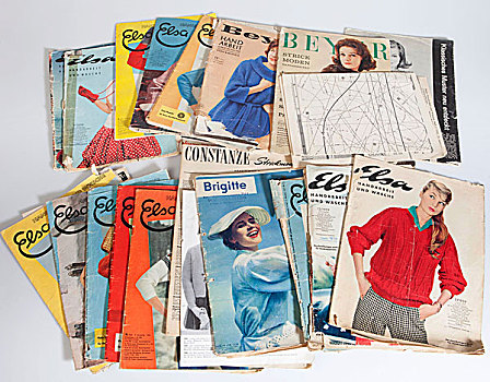 正面,页面,老式,杂志,20世纪50年代,德国,欧洲