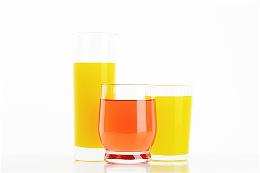 玻璃杯,果汁,饮料