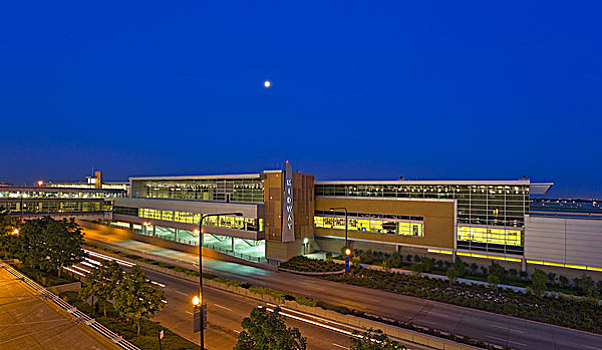 芝加哥机场航站楼图图片