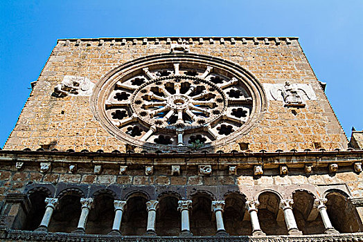 建筑,9世纪,圣玛丽亚教堂,教堂,维泰博,意大利