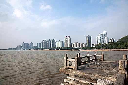 广东省珠海市情侣中路海滨大道观景台