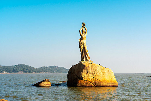 岭南风光,珠海渔女雕像