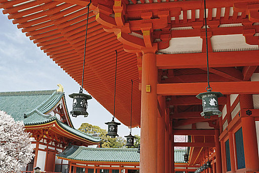 平安神宫,京都,京都府,关西地区,本州,日本