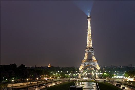 夜景,埃菲尔铁塔,巴黎