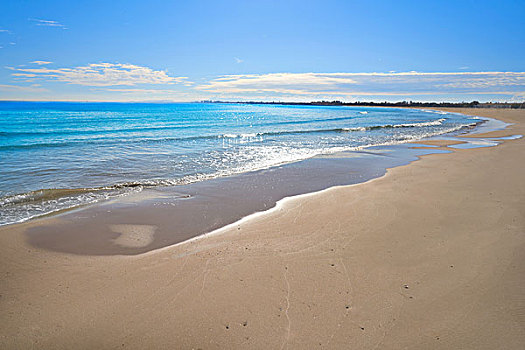 海滩,瓦伦西亚,西班牙,地中海