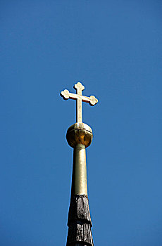十字架,尖顶,露天博物馆,萨尔茨堡州,奥地利,欧洲