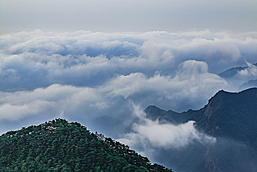 江西省九江市庐山含鄱口风景区自然景观