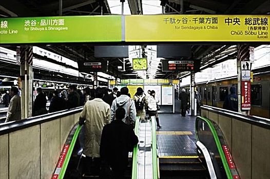 地铁,东京,日本