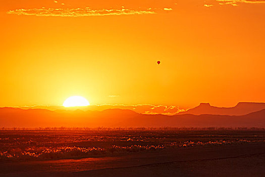 纳米比亚,日落