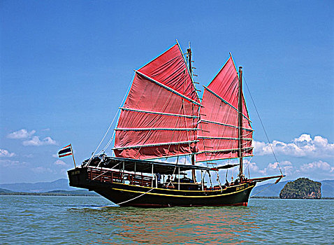 中国帆船,泰国
