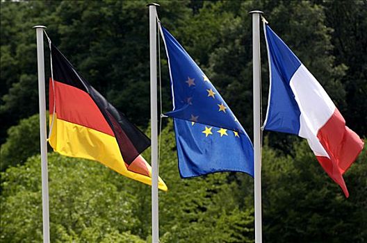 旗帜,德国,欧洲,法国