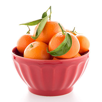柑橘,陶瓷,红色,碗