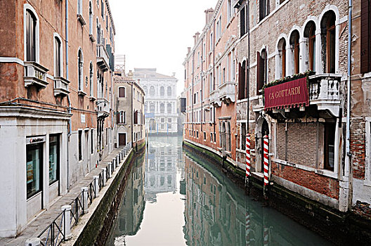 酒店,运河,威尼斯,威尼托,意大利,欧洲