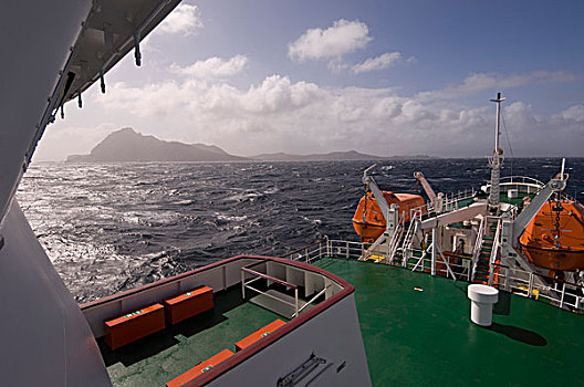 智利,巴塔哥尼亚,火地岛,南极海,德雷克海峡,航行,靠近,合恩角