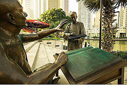 雕塑,北克拉码头,新加坡