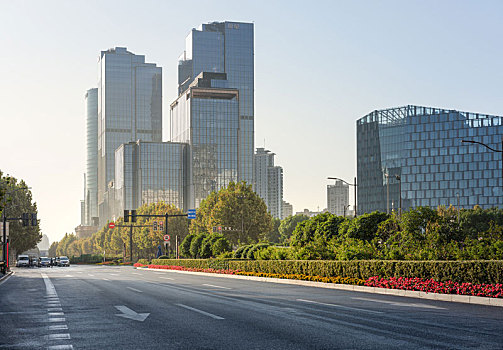 上海南外滩商务区道路