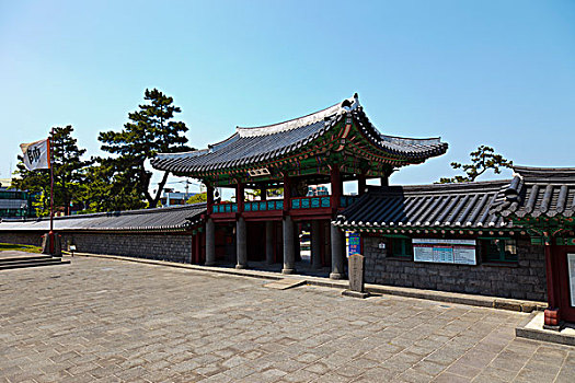 韓國濟(jì)州島鎮(zhèn)海樓，觀德亭