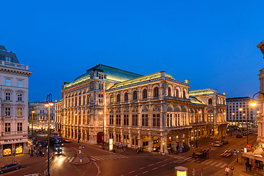 歌剧院,维也纳,老城,奥地利
